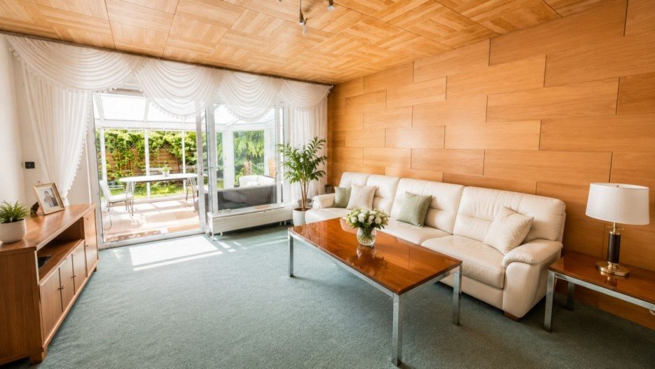 Wohnzimmer EG Bungalow Berlin