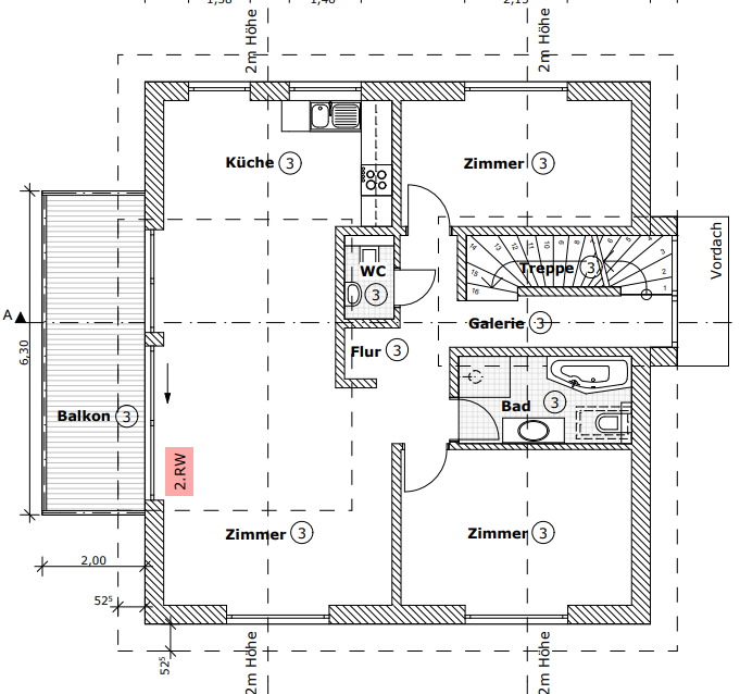 Grundriss DG Dachgeschosswohnung Berlin