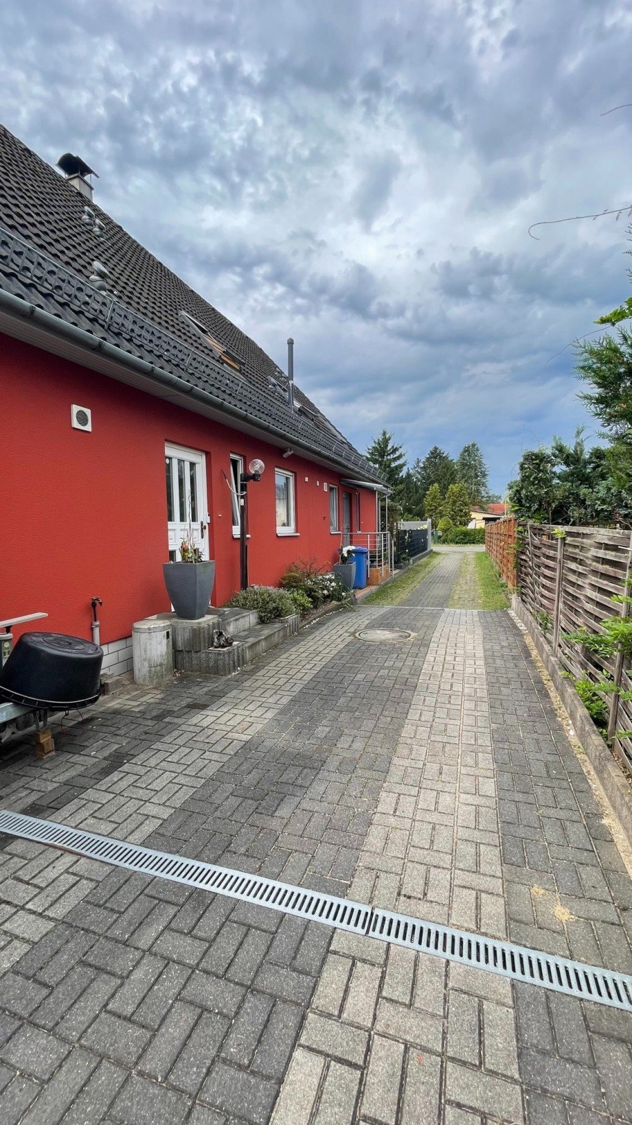 Einfahrt Doppelhaush�lfte Panketal