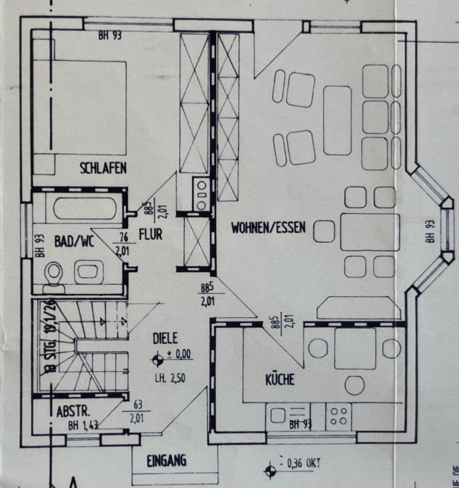 Grundriss EG Einfamilienhaus Berlin