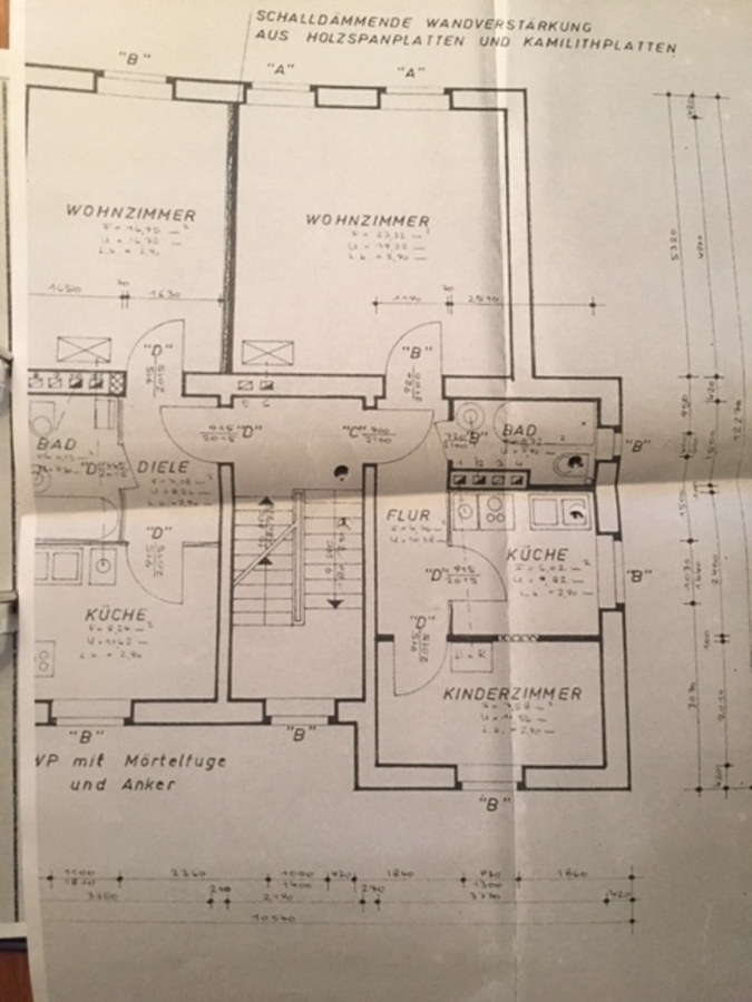 Grundriss 1.OG Mehrfamilienhaus Berlin