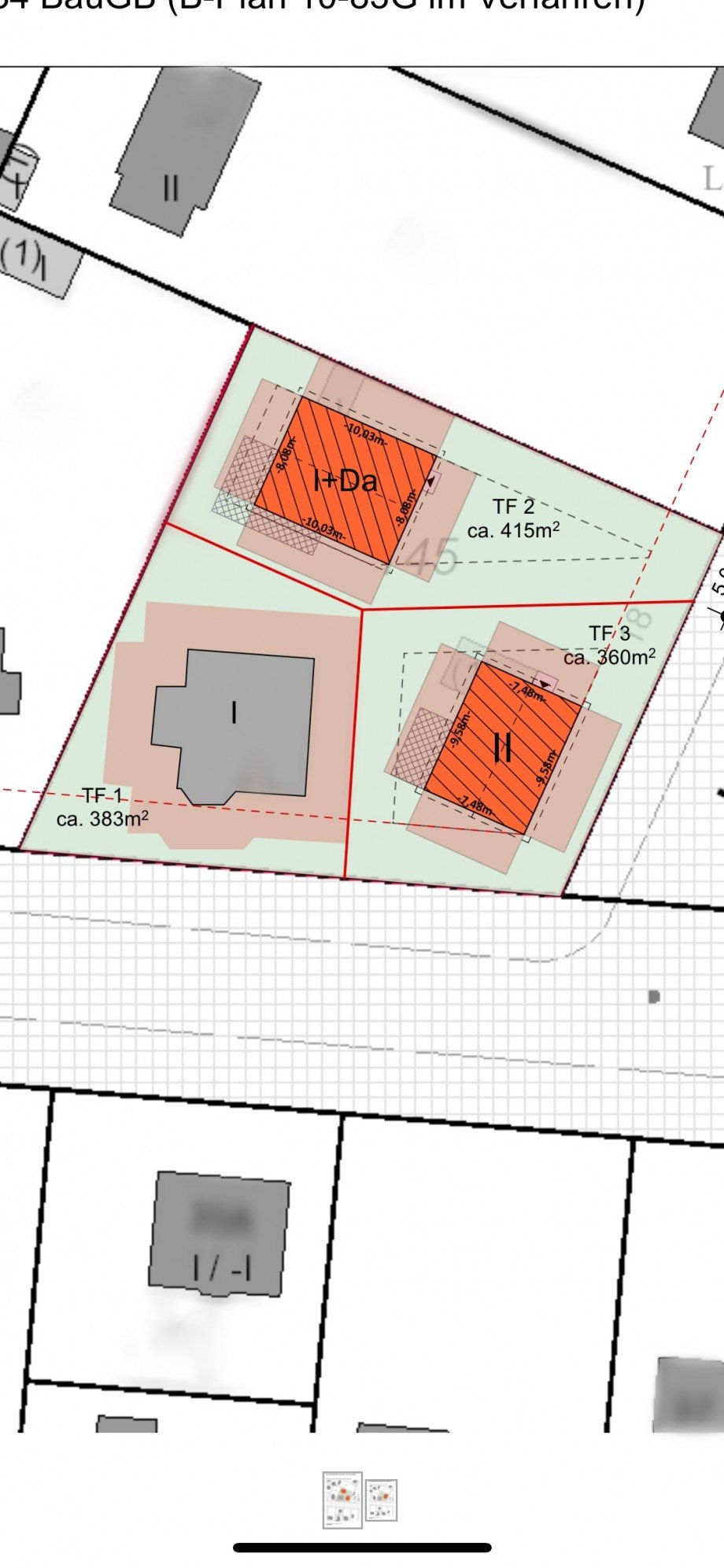 Aufteilungsplan Einfamilienhaus Berlin