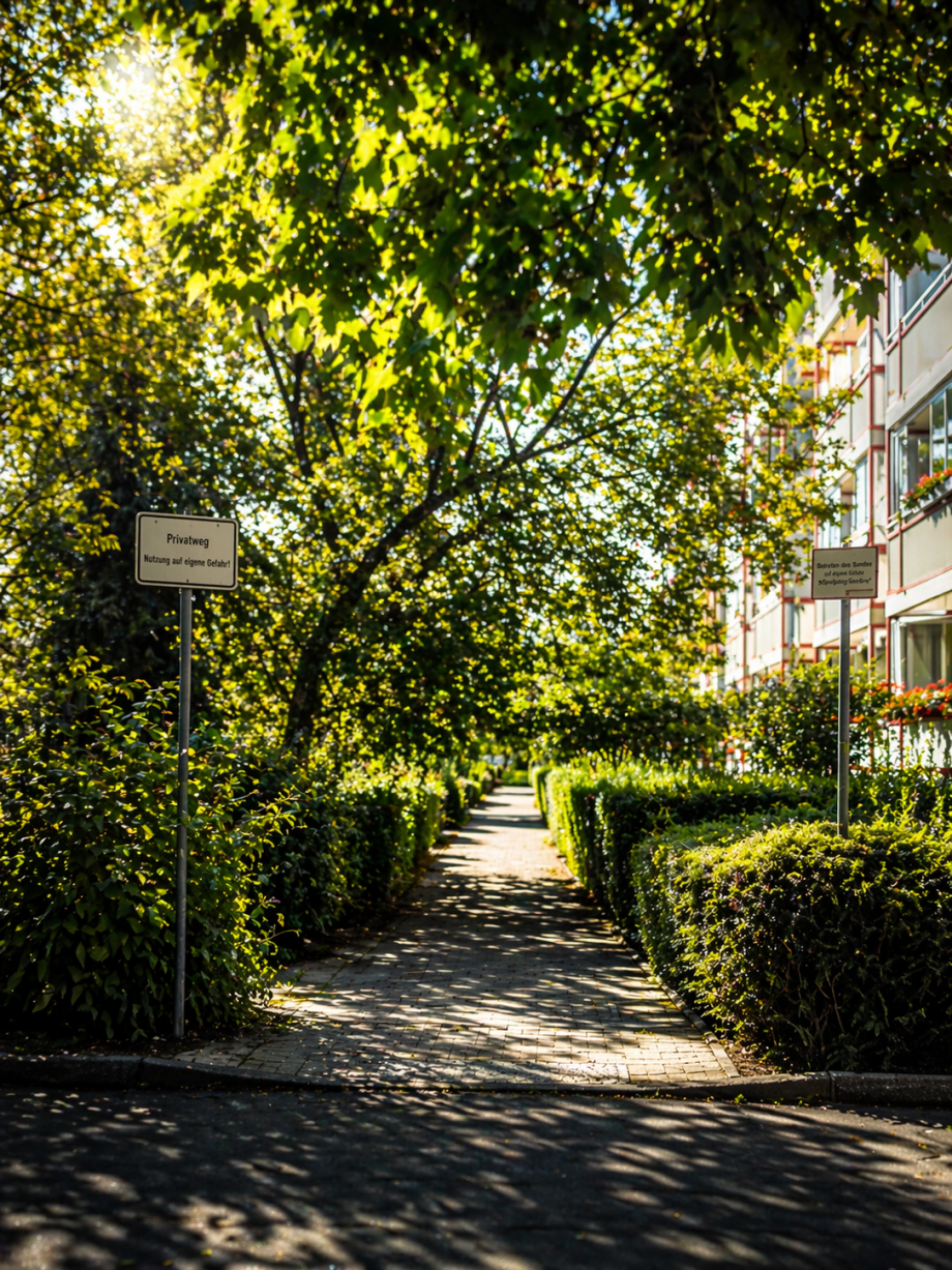 Weg vor dem Haus Etagenwohnung Berlin