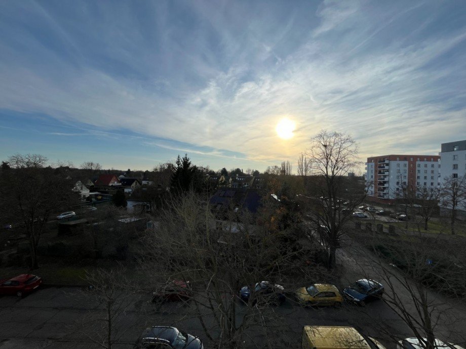 Blick vom Balkon Etagenwohnung Berlin