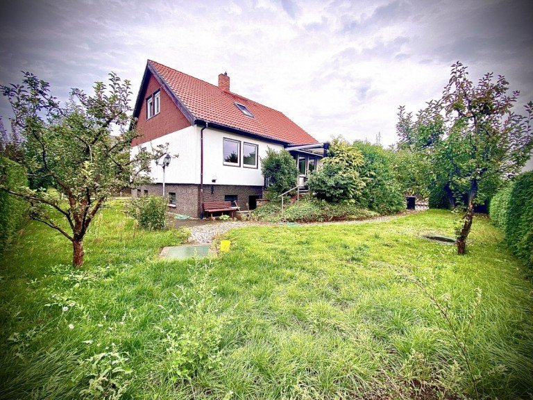 Ansicht Blick vom Garten Berlin Einfamilienhaus Einfamilienhaus in idealer Lage von Friedrichsfelde