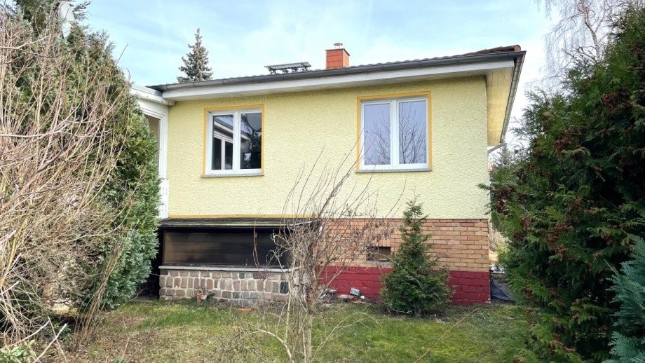 Blick von hinten Einfamilienhaus Berlin