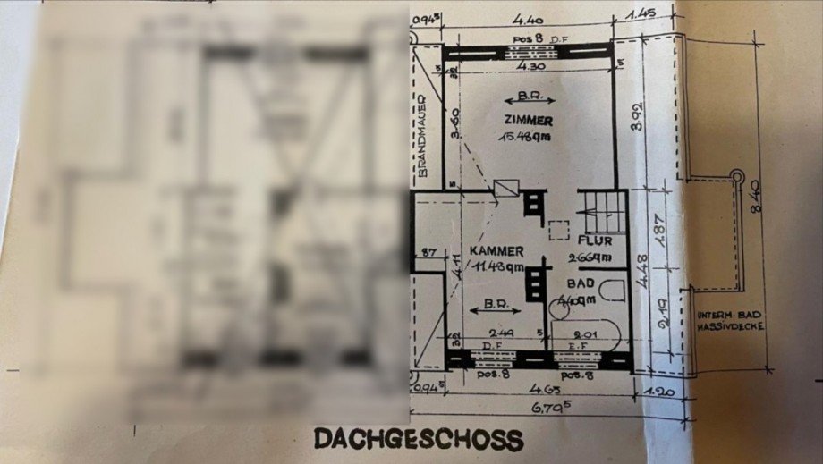 Grundriss DG Doppelhaush�lfte Berlin