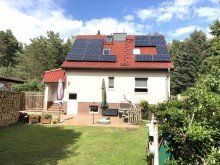 Blick von der Terrasse Provisionsfrei Einfamilienhaus mit Keller in Wald-und Wassern�he