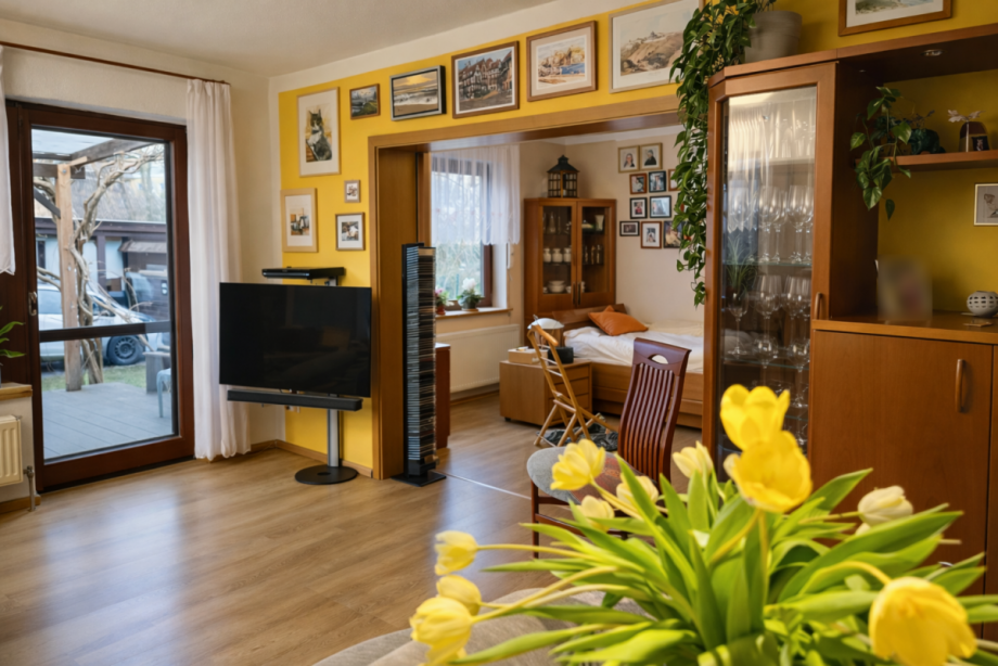 Wohnzimmer mit Durchgang Einfamilienhaus Berlin