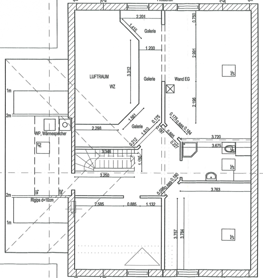 Grundriss DG Einfamilienhaus Berlin