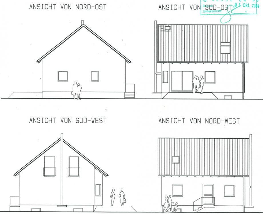 Ansichten Einfamilienhaus M�hlenbeck