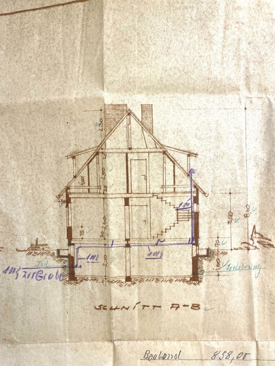Schnitt Einfamilienhaus Berlin