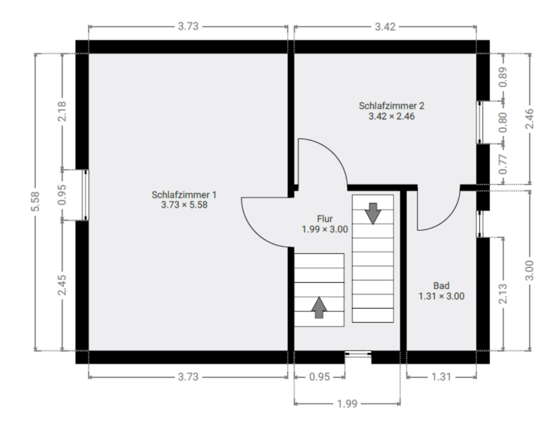 Grundriss DG Einfamilienhaus Erkner