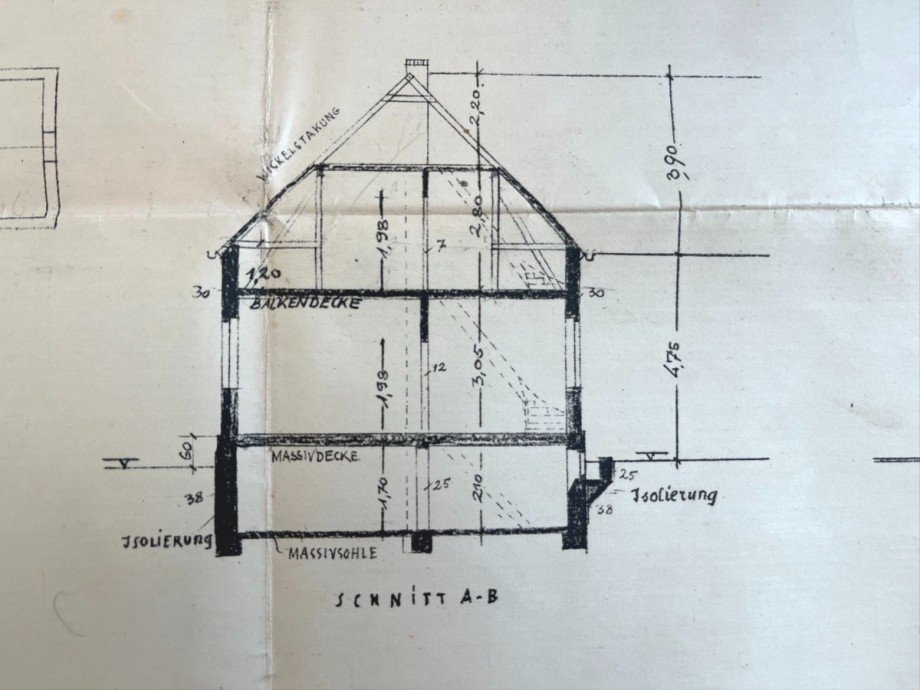 Schnitt Einfamilienhaus Berlin