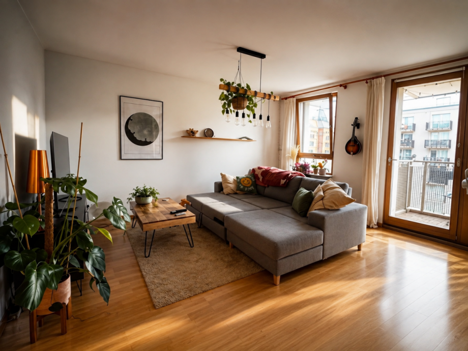 Wohnzimmer Ansicht2 Etagenwohnung Berlin