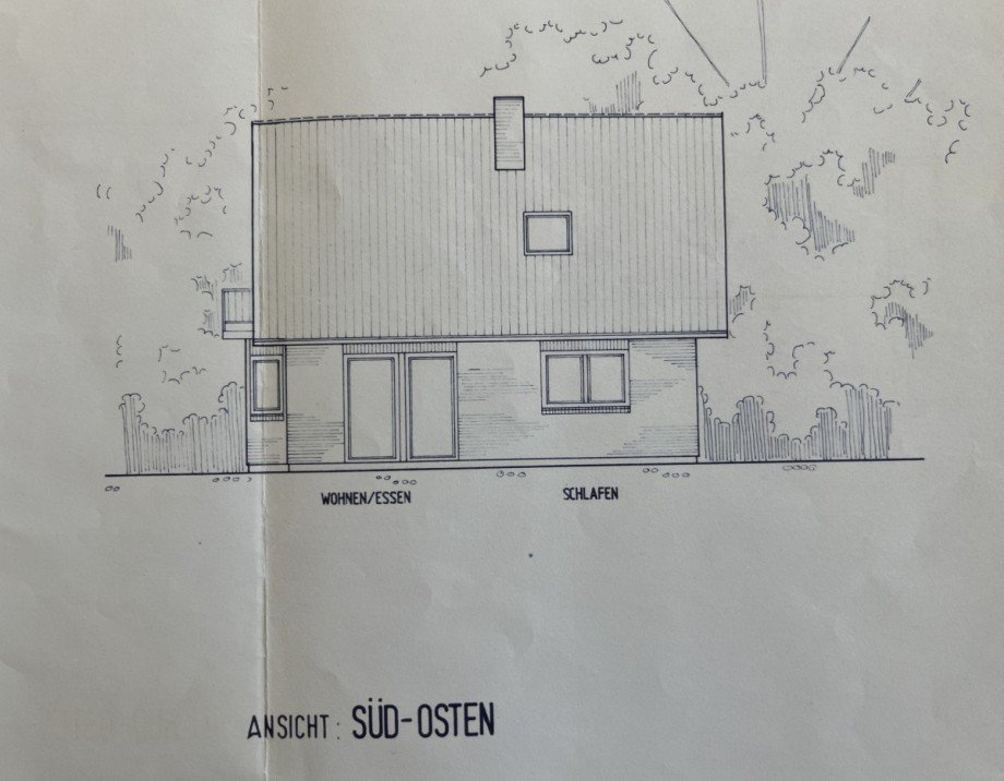 Ansicht S�d-Ost Einfamilienhaus Berlin