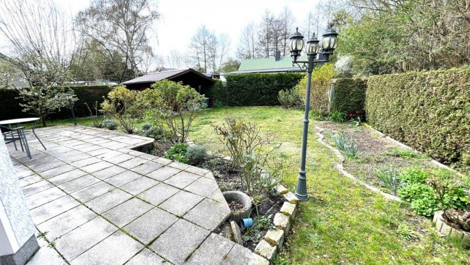 Terrasse mit Garten Einfamilienhaus Berlin