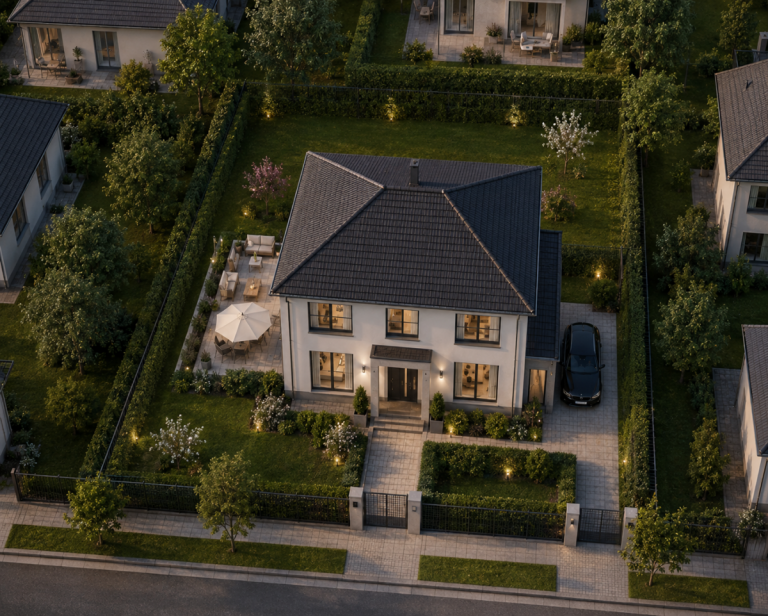 Planungsbeispiel Einzelgrundst�ck Berlin-Biesdorf Berlin Wohngrundst�ck Neu: Einzelgrundst�ck f�r Ihre Stadtvilla in ruhiger Bestlage von Biesdorf-S�d