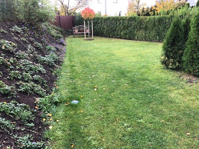 Garten Doppelhaush�lfte Berlin