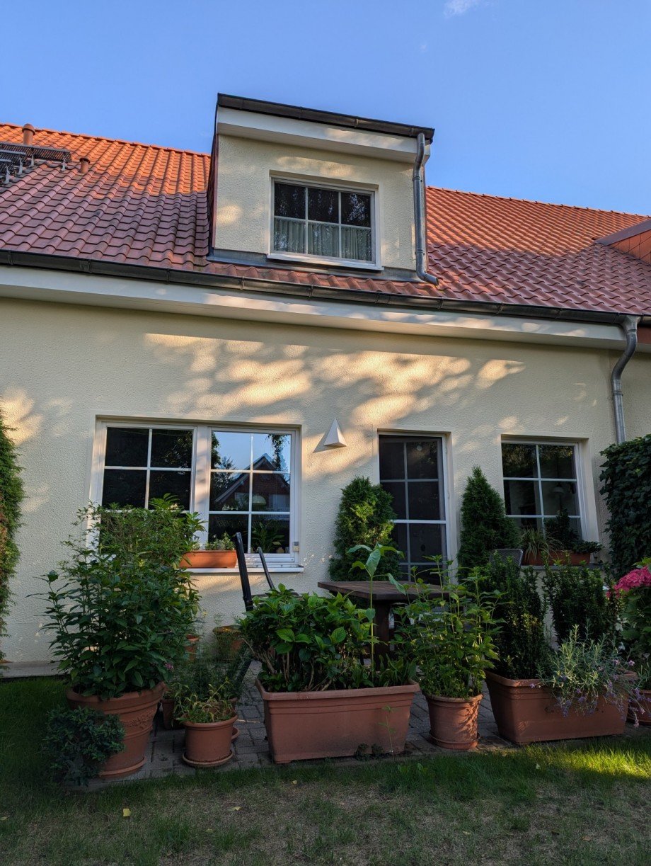 Hausnsicht von hinten Reihenmittelhaus Berlin