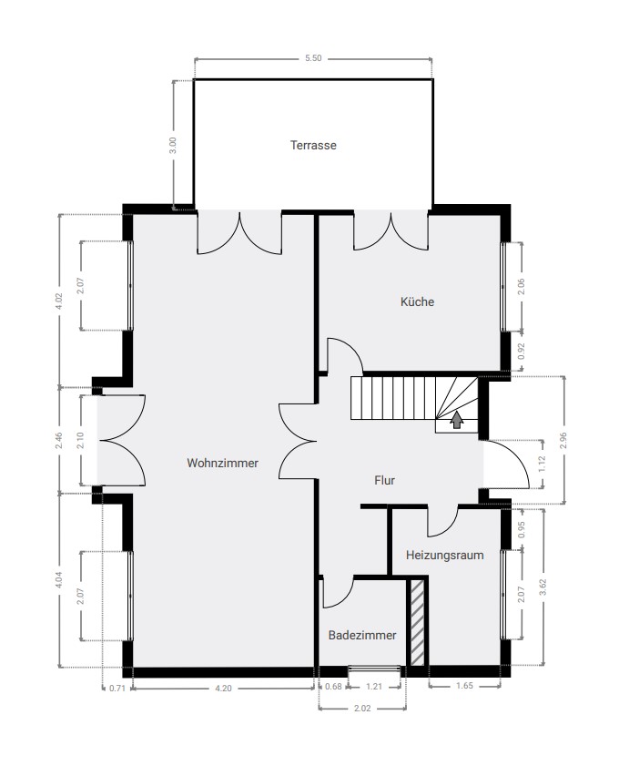 Grundriss EG Einfamilienhaus Berlin