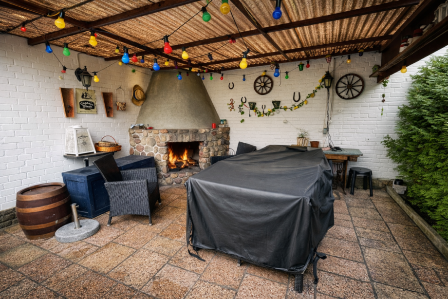 Gartenterrasse inkl. Au�enkamin Erdgeschosswohnung Berlin