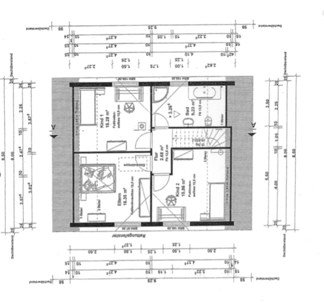 Grundriss DG Einfamilienhaus Berlin