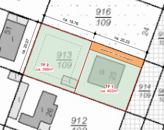 Flurkarte Wohngrundst�ck Berlin