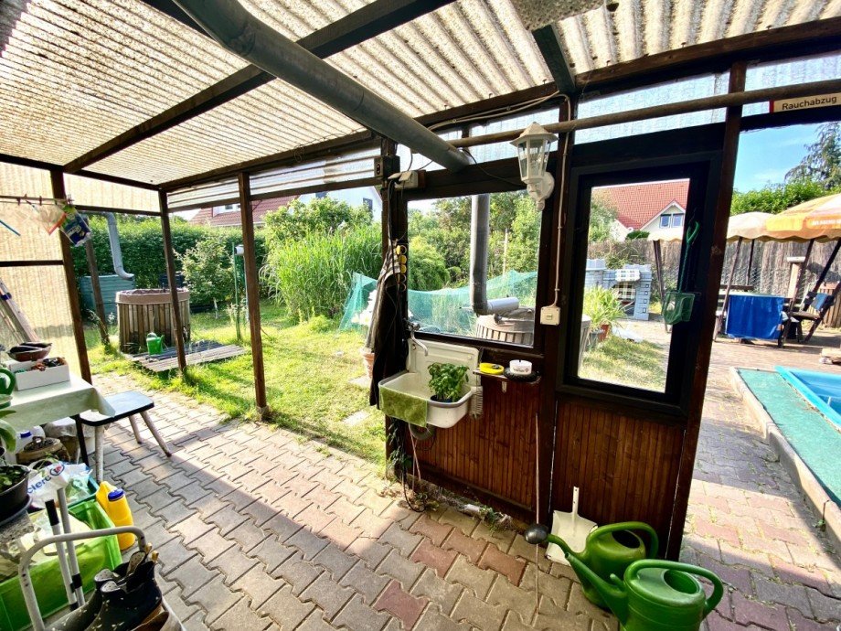 �berdachte Terrasse Bungalow Berlin