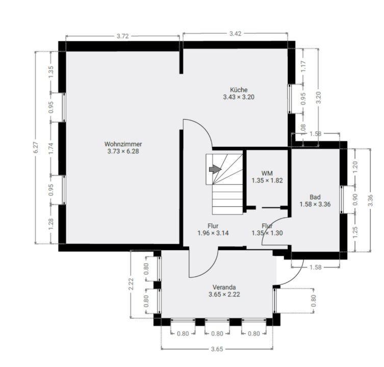 Grundriss EG Einfamilienhaus Erkner
