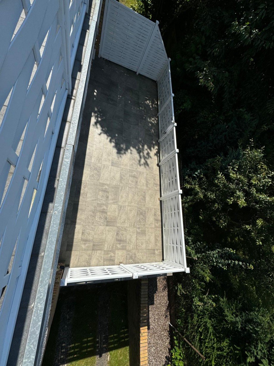 Blick auf die Terrasse Einfamilienhaus Berlin