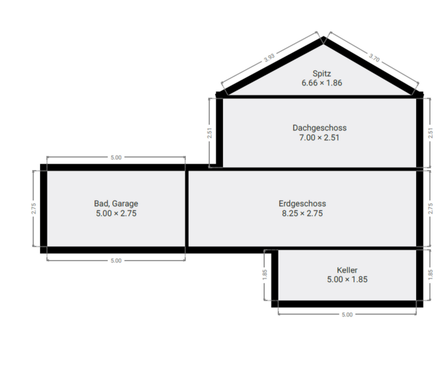 Schnitt Einfamilienhaus Berlin