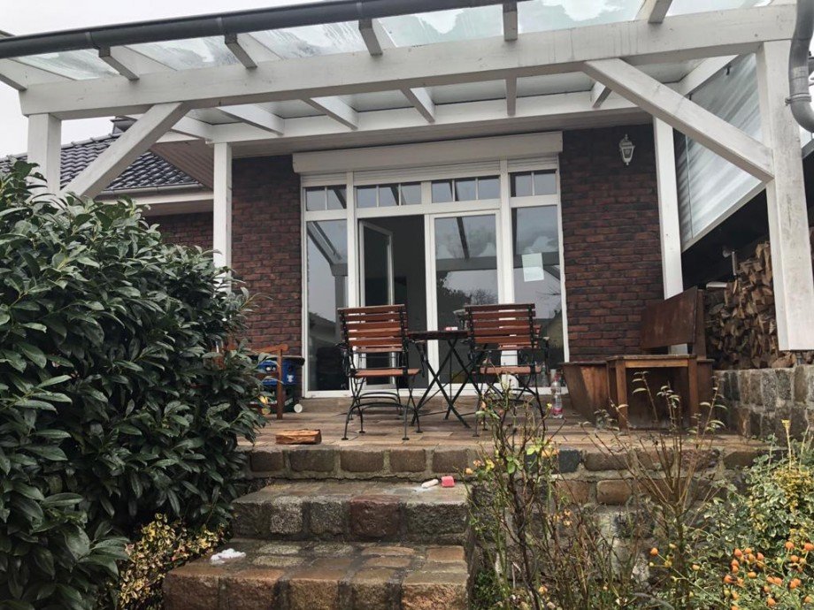 Terrasse voll �berdacht Haus Berlin