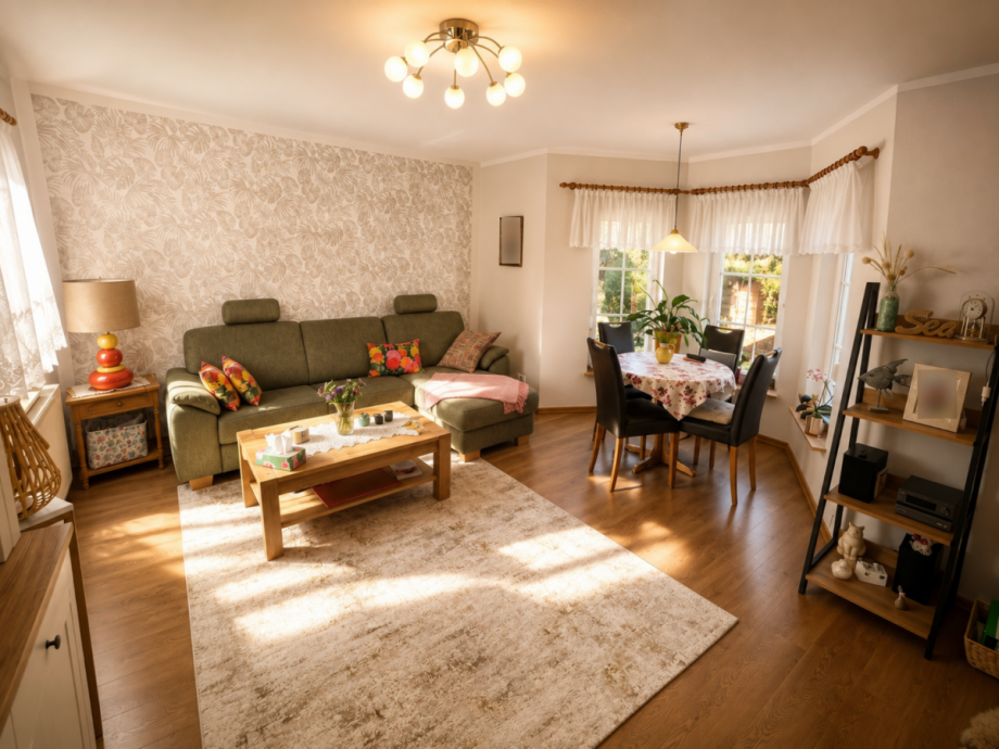 Wohnzimmer Bungalow Berlin