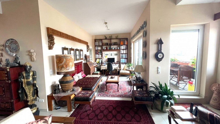 Wohnzimmer Dachgeschosswohnung Berlin