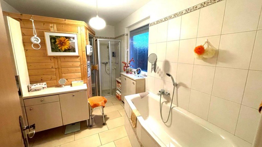 Badezimmer mit Sauna Bungalow Berlin