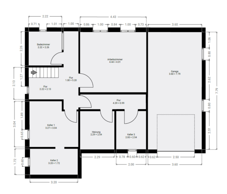 Grundriss KG Einfamilienhaus Berlin