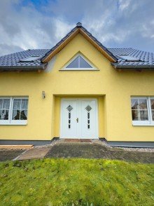 Hauseingang modernes Einfamilienhaus in bester Lage von Mahlsdorf-S�d