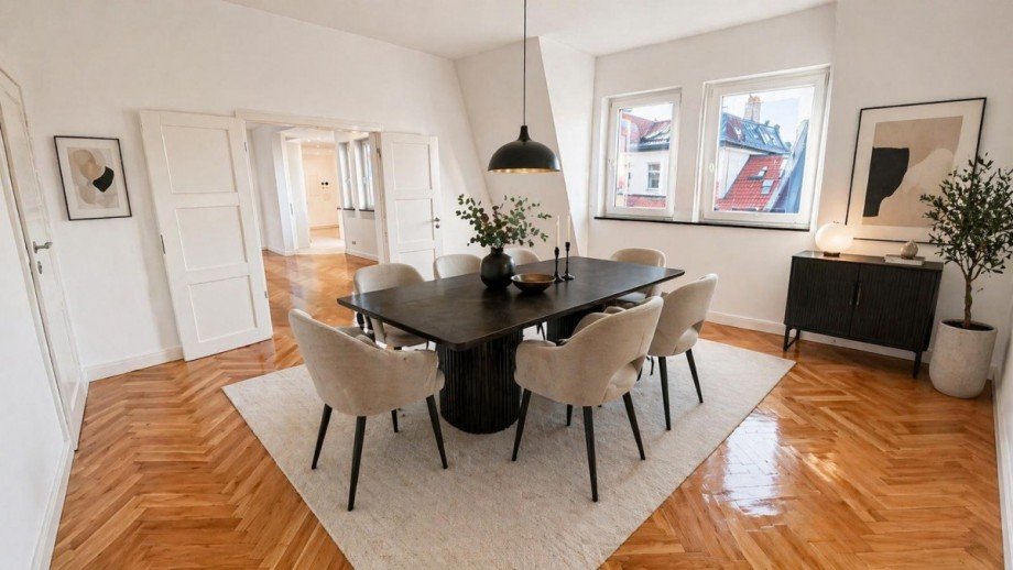 Esszimmer Dachgeschosswohnung Berlin