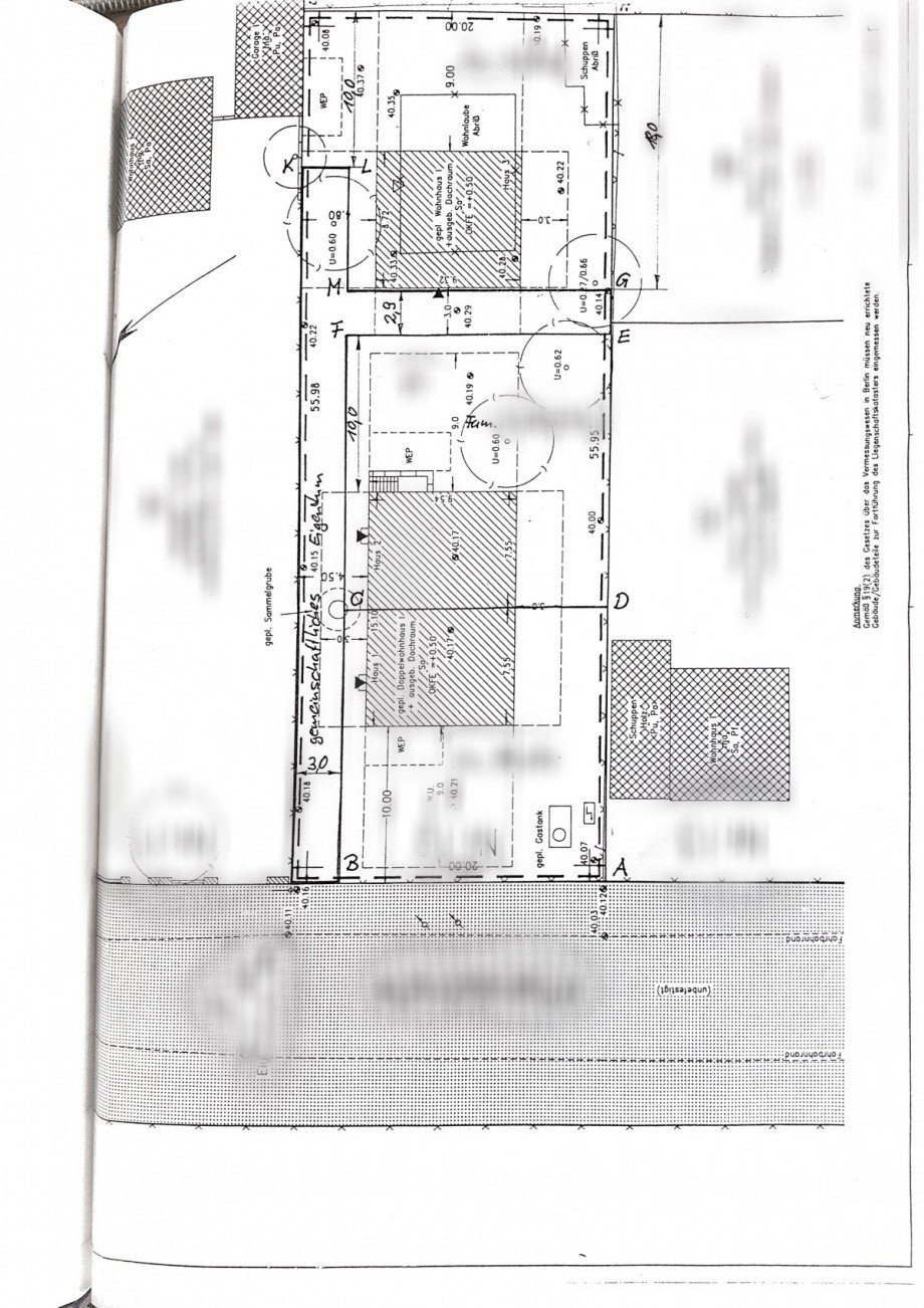 Lageplan Doppelhaush�lfte Berlin
