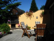 Terrasse Gepflegte Doppelhaush�lfte in Buckow mit 360 Grad Rundgang