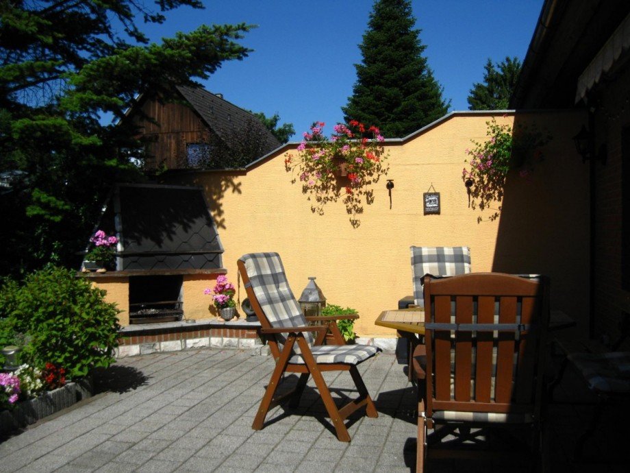 Terrasse Doppelhaush�lfte Berlin