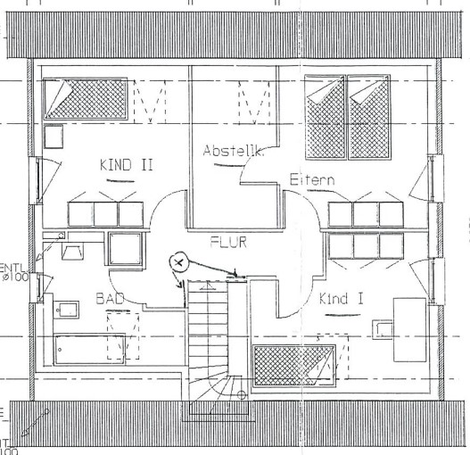 Grundriss DG Einfamilienhaus Berlin