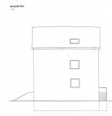BAAnsicht3 Bestandsbungalow mit Baulandreserve und bestehender Baugenehmigung