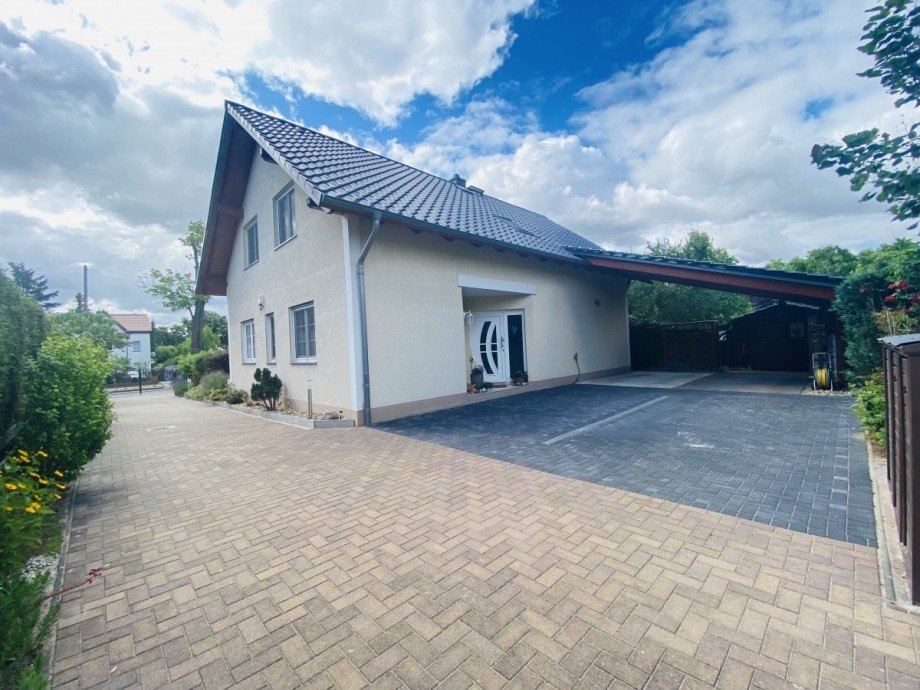 R�ckansicht Einfamilienhaus Neuenhagen bei Berlin