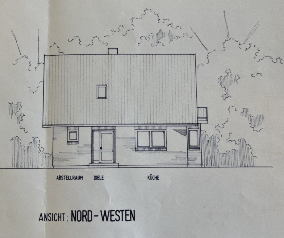 Ansicht Nord-West Einfamilienhaus Berlin