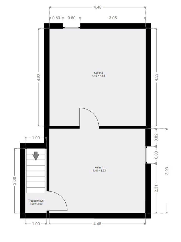 Grundriss KG Einfamilienhaus Berlin