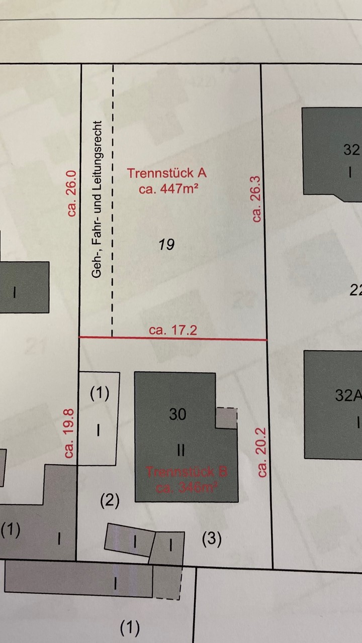 Aufteilungsplan Einfamilienhaus Berlin