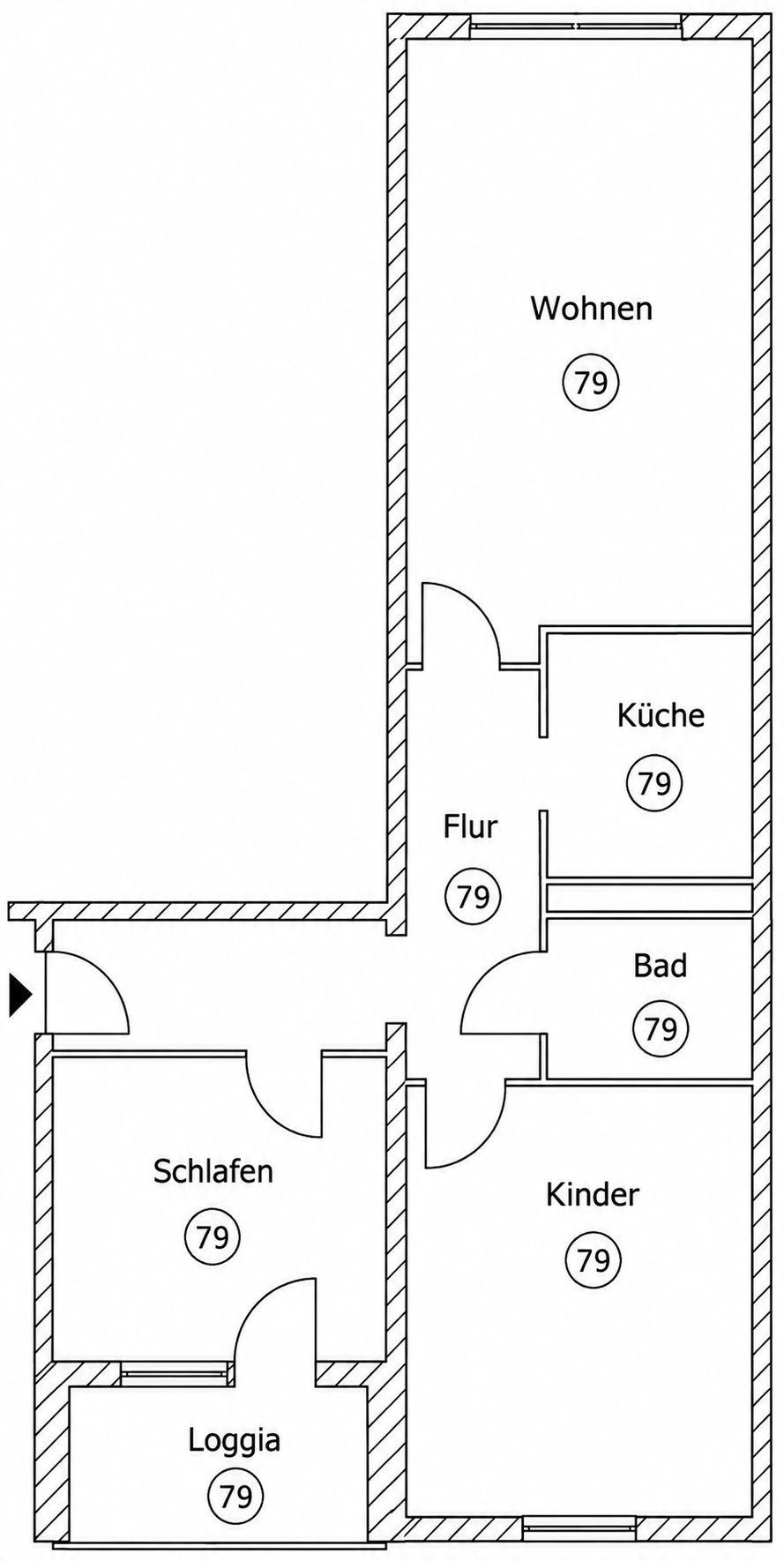 Grundriss Etagenwohnung Berlin