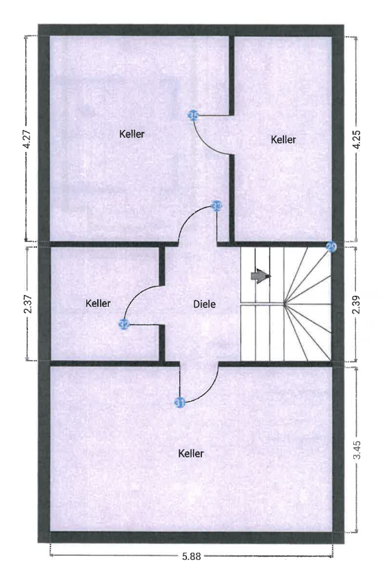 Grundriss KG Doppelhaush�lfte Berlin